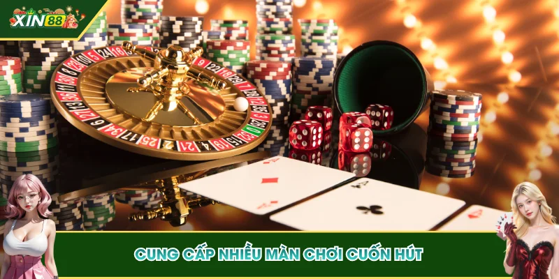 Cung cấp nhiều màn chơi cuốn hút