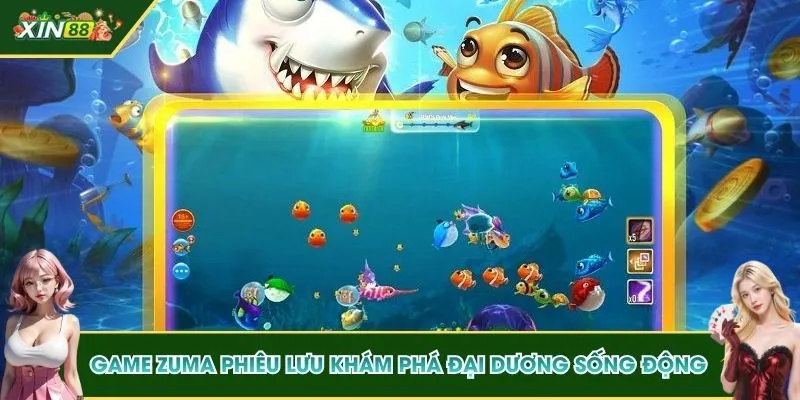 Game Zuma Phiêu Lưu khám phá đại dương sống động